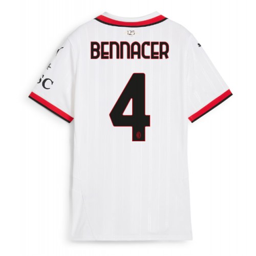 Fotballdrakt Dame AC Milan Ismael Bennacer #4 Bortedrakt 2024-25 Kortermet